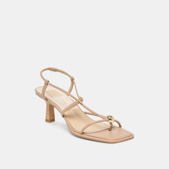 Dolce Vita SHOES | Manji Wide Light Tan Leather Heels