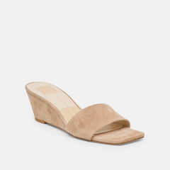 Dolce Vita SHOES | Qaily Wide Camel Suede Wedges