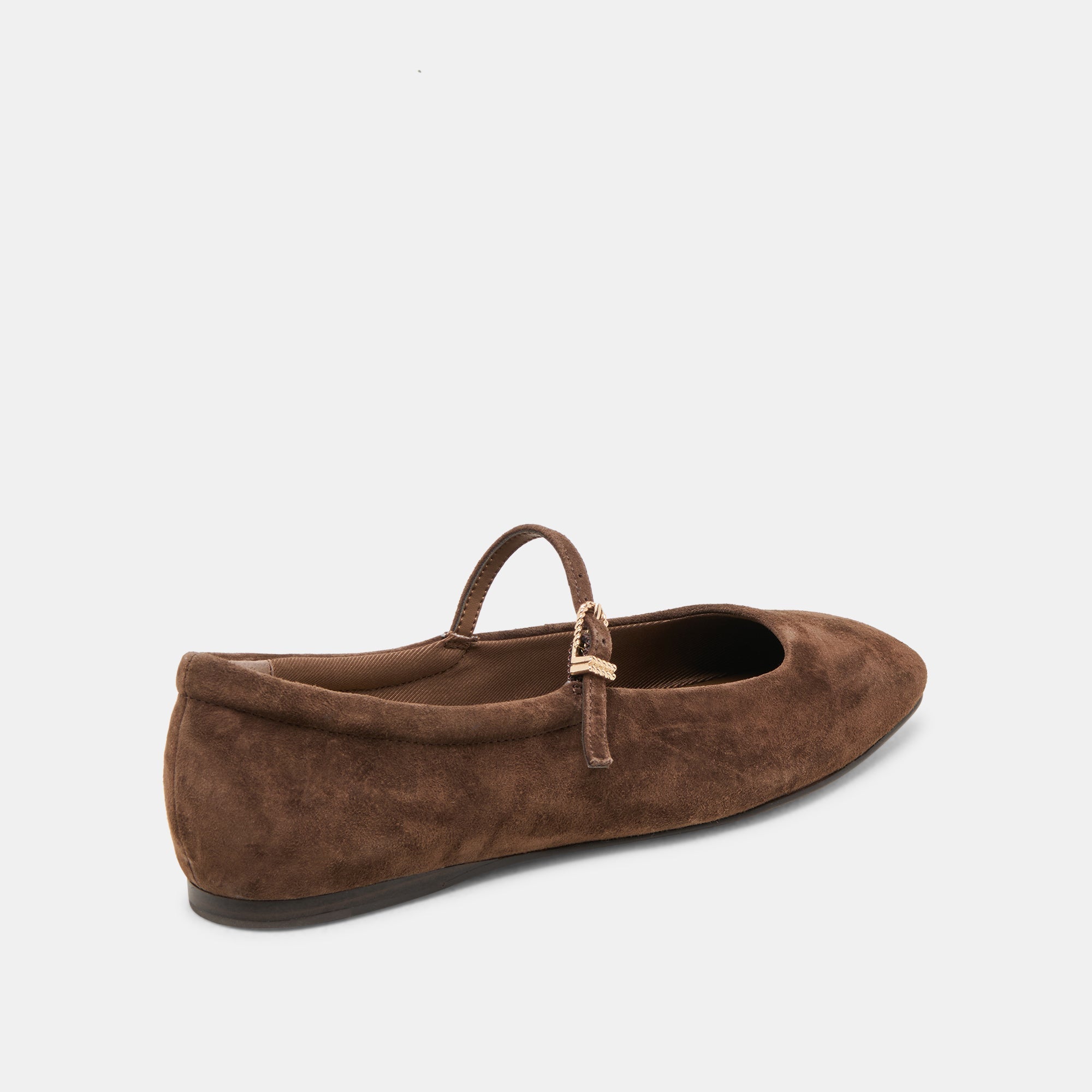 Dolce Vita SHOES | Reyes Wide Dk Brown Suede Ballet Flats