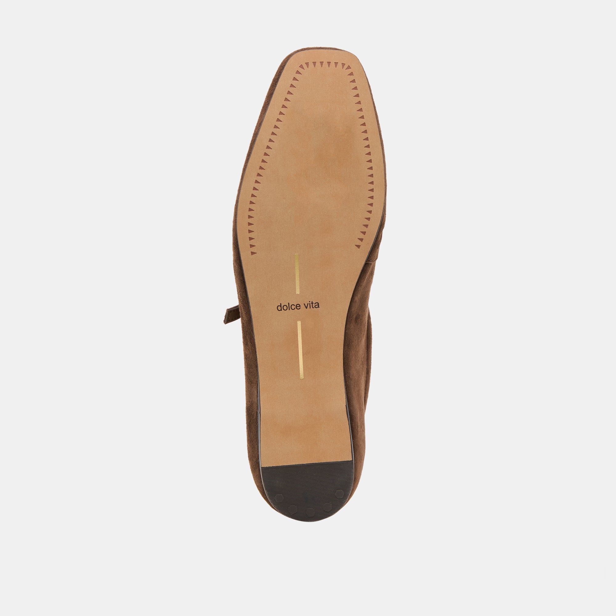 Dolce Vita SHOES | Reyes Wide Dk Brown Suede Ballet Flats
