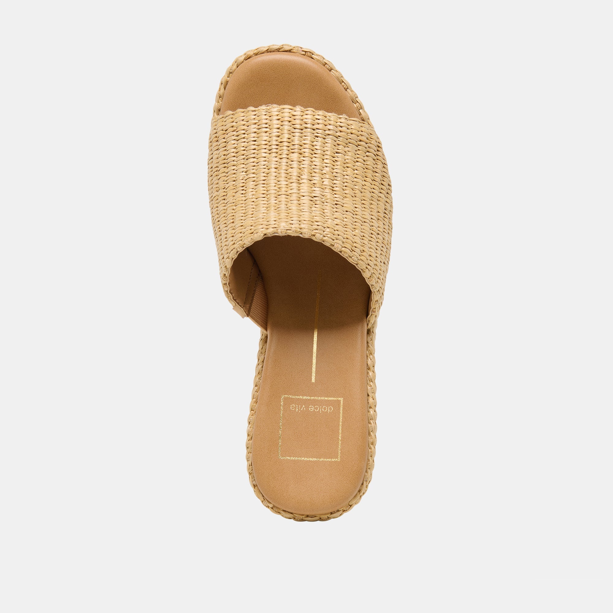 Dolce Vita SHOES | Joclyn Wide Lt Natural Raffia Wedges