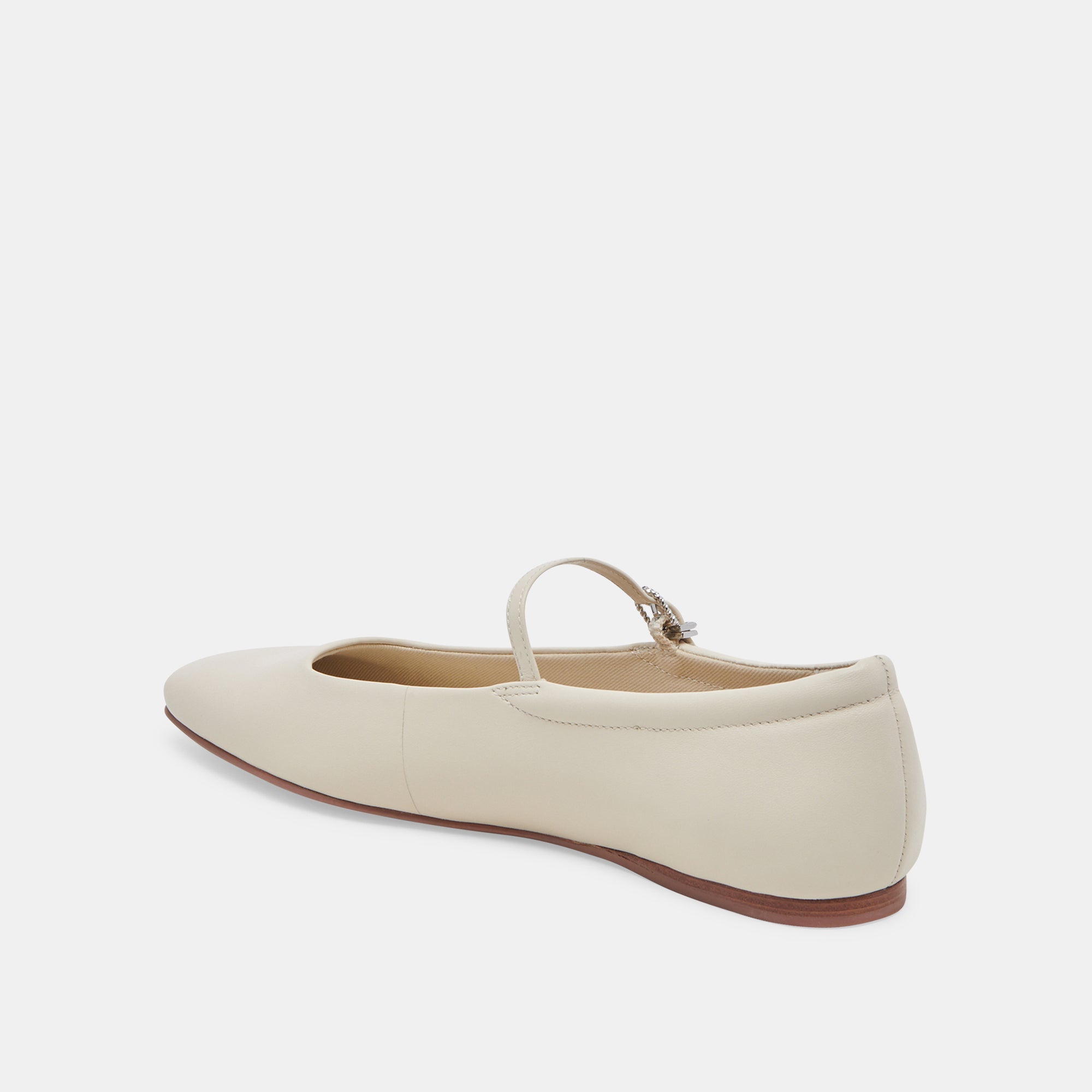Dolce Vita SHOES | Reyes Wide Ballet Flats Ivory Leather | Ivory Ballet Flats
 – Dolce Vita