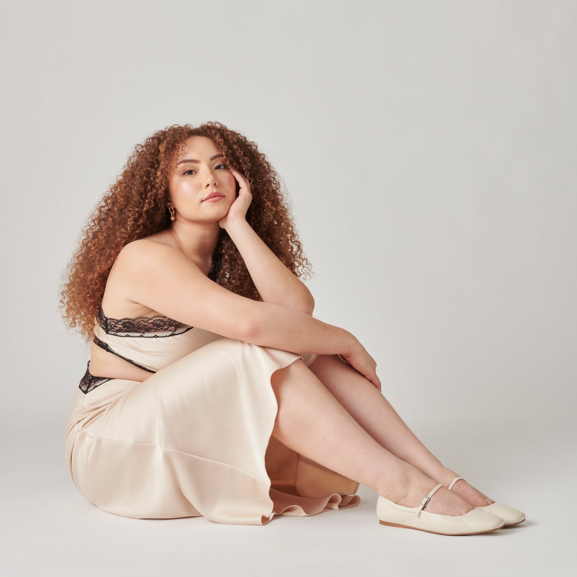 Dolce Vita SHOES | Reyes Wide Ballet Flats Ivory Leather | Ivory Ballet Flats
 – Dolce Vita