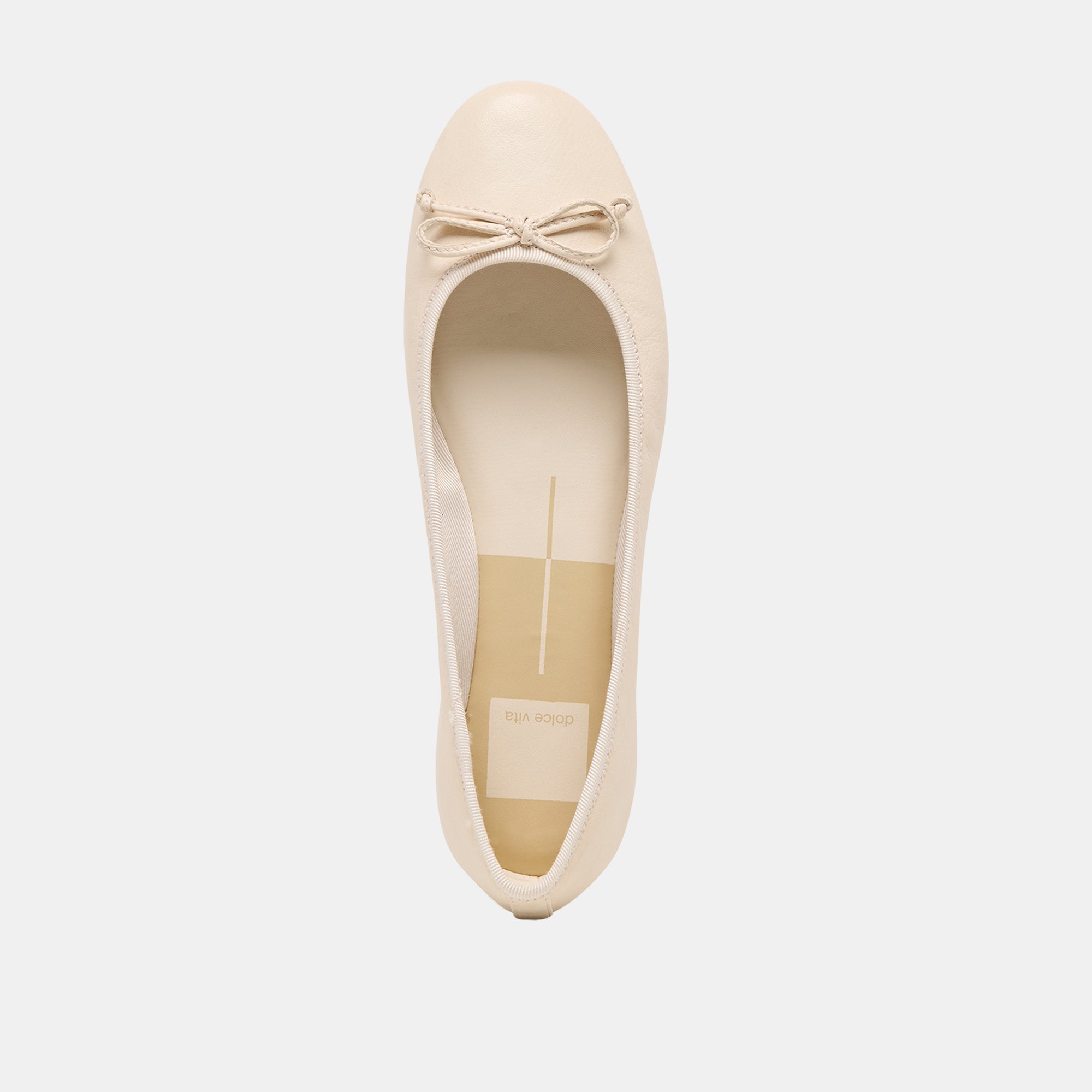 Dolce Vita SHOES | Ritla Wide Bone Leather Ballet Flats
