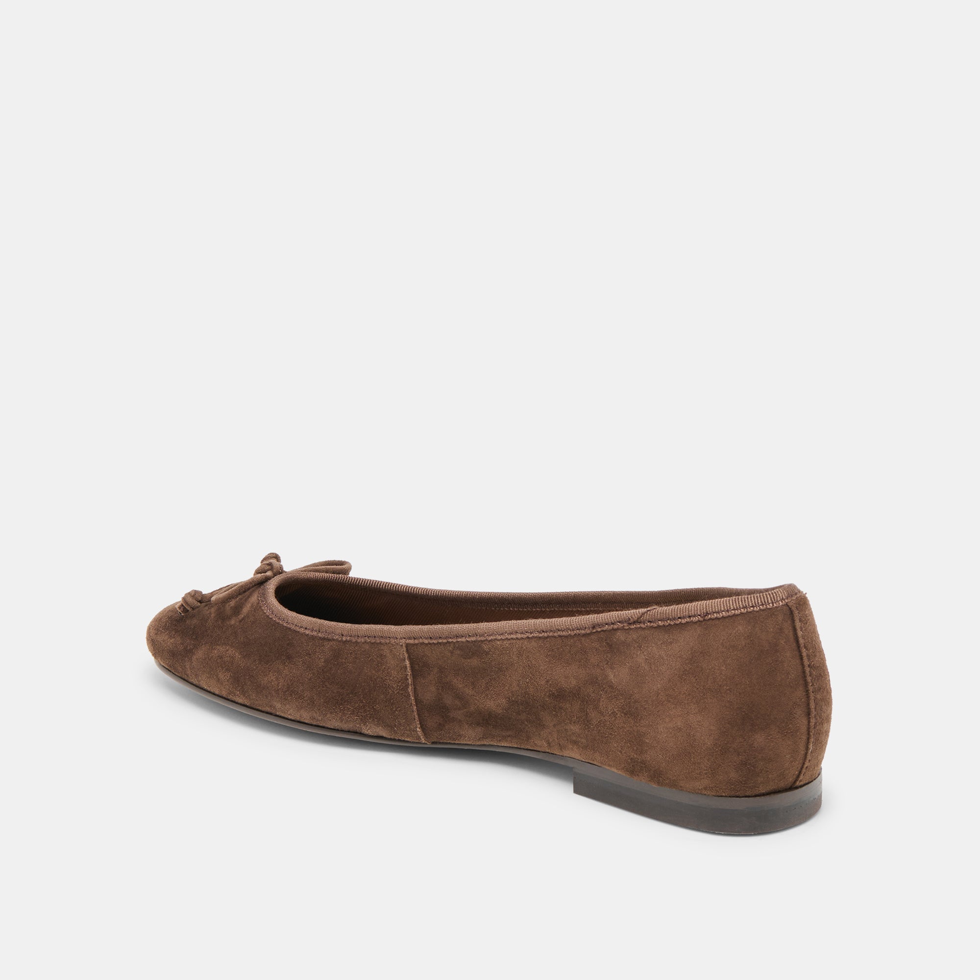 Dolce Vita SHOES | Ritla Wide Dk Brown Suede Ballet Flats