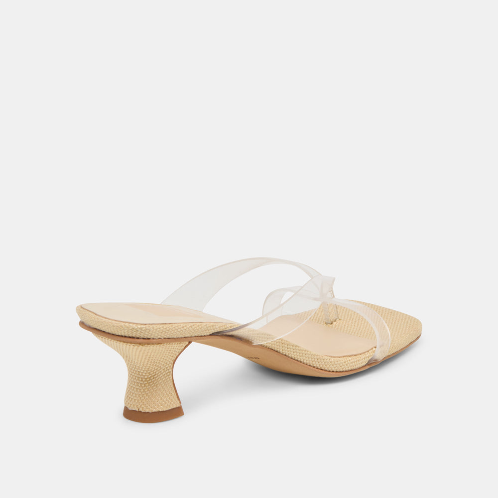 Dolce Vita SHOES | Brevel Vinyl Wide Crystal Jelly Heels
