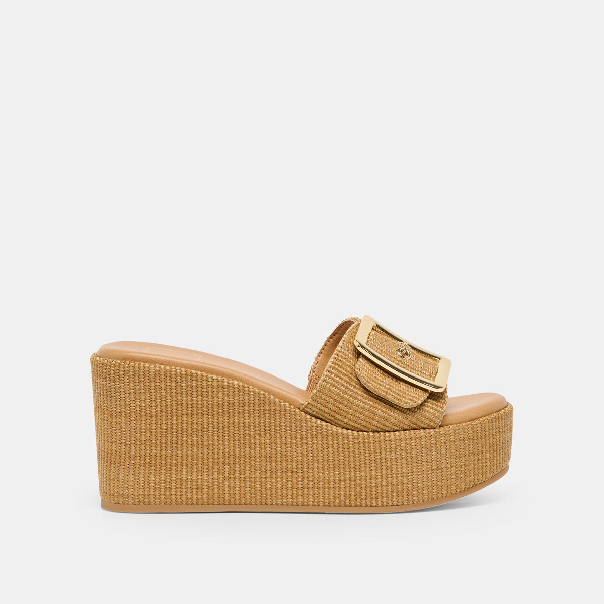 Dolce Vita SHOES | Jilian Wide Mocha Raffia Wedges