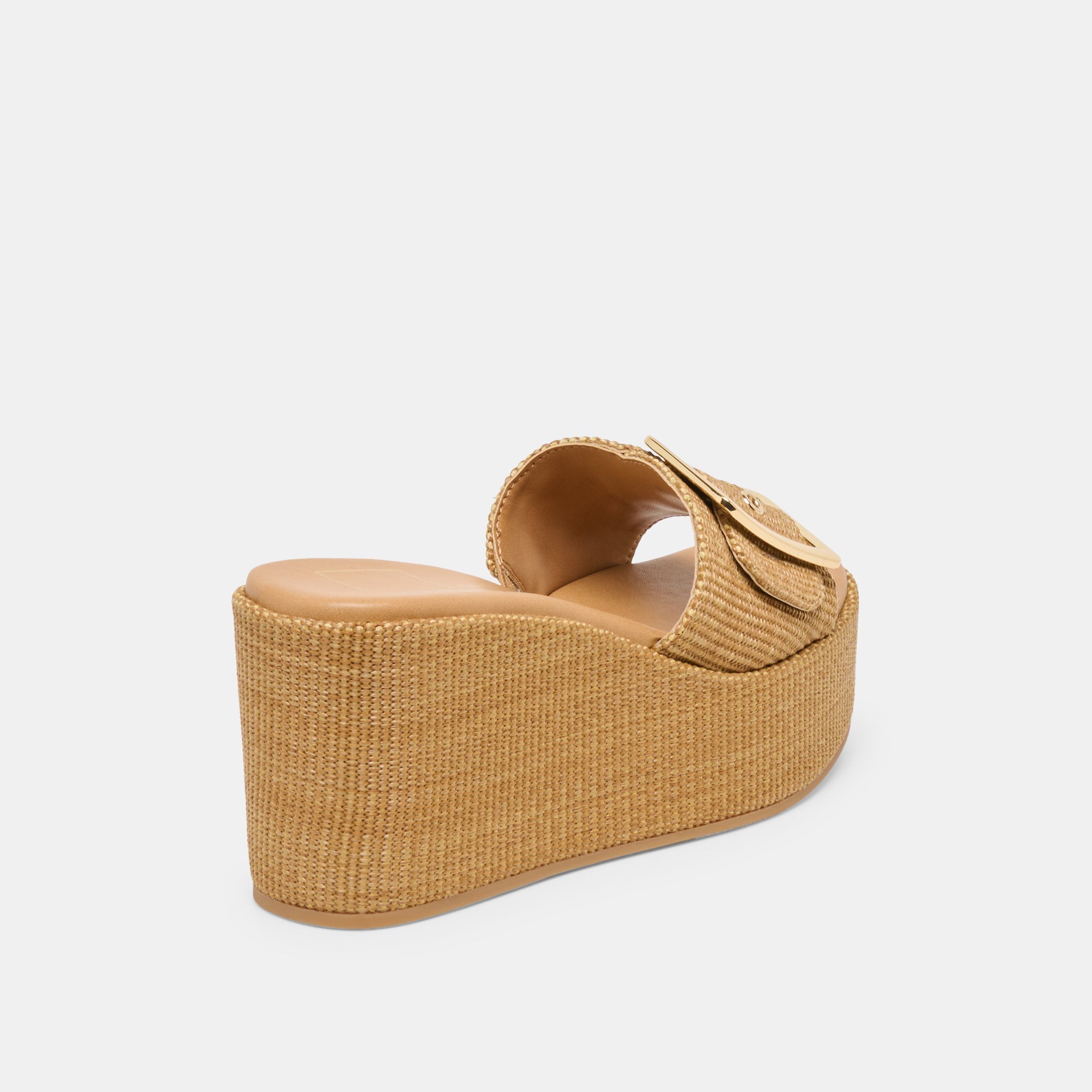 Dolce Vita SHOES | Jilian Wide Mocha Raffia Wedges