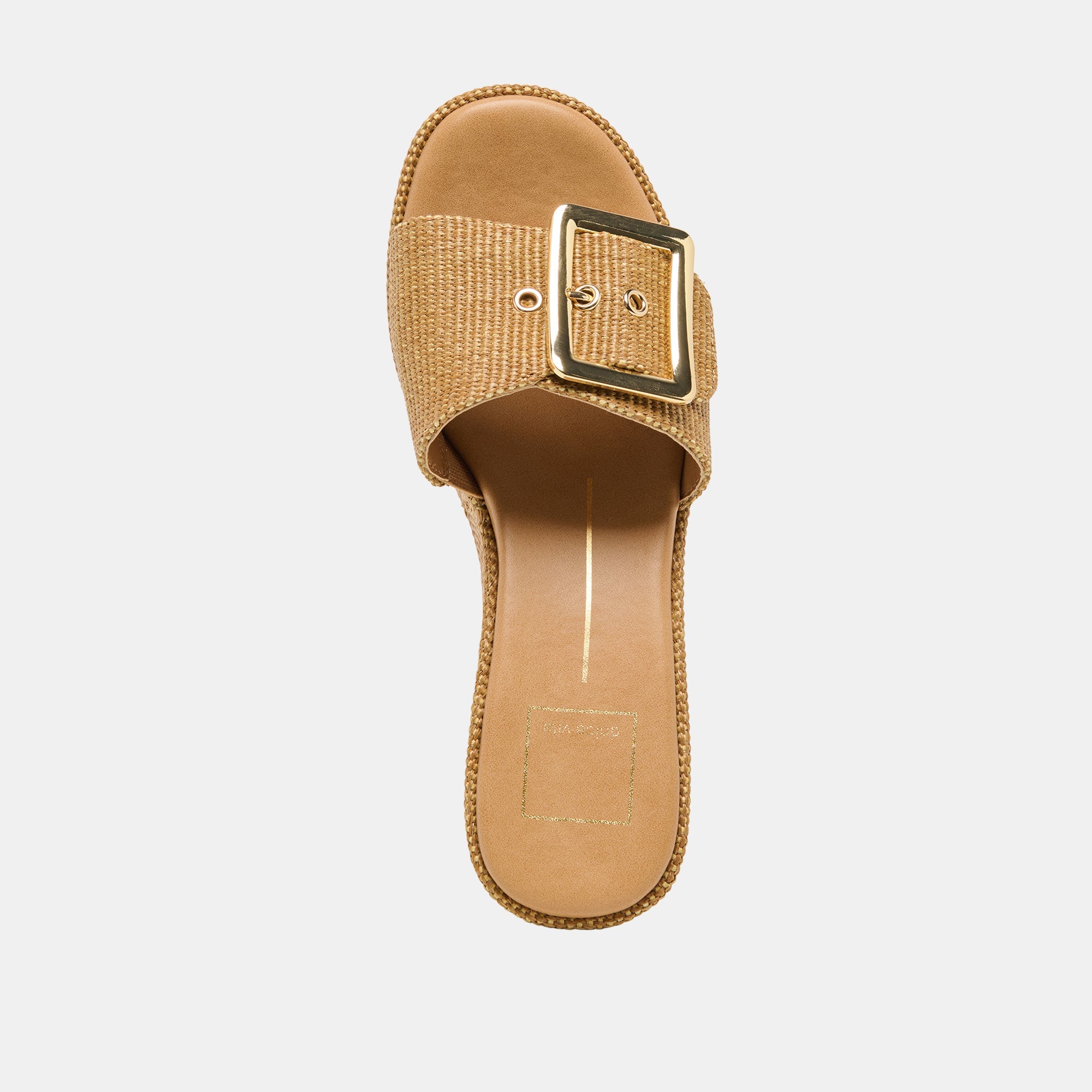 Dolce Vita SHOES | Jilian Wide Mocha Raffia Wedges