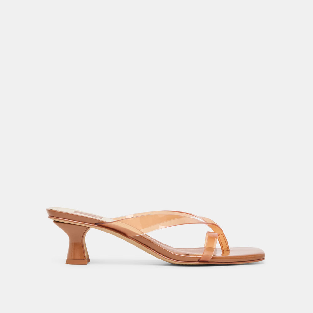 Dolce Vita SHOES | Brevel Vinyl Wide Whiskey Jelly Heels
