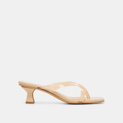 Dolce Vita SHOES | Brevel Vinyl Wide Praline Jelly Heels