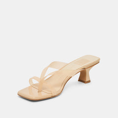 Dolce Vita SHOES | Brevel Vinyl Wide Praline Jelly Heels