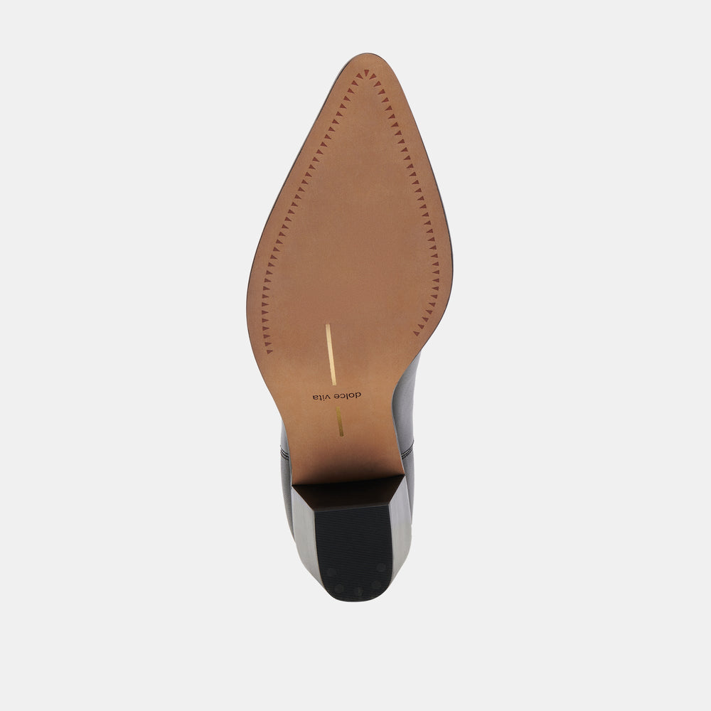 Dolce Vita SHOES | SHADIE H2O WIDE BOOTIES BLACK LEATHER
 – Dolce Vita