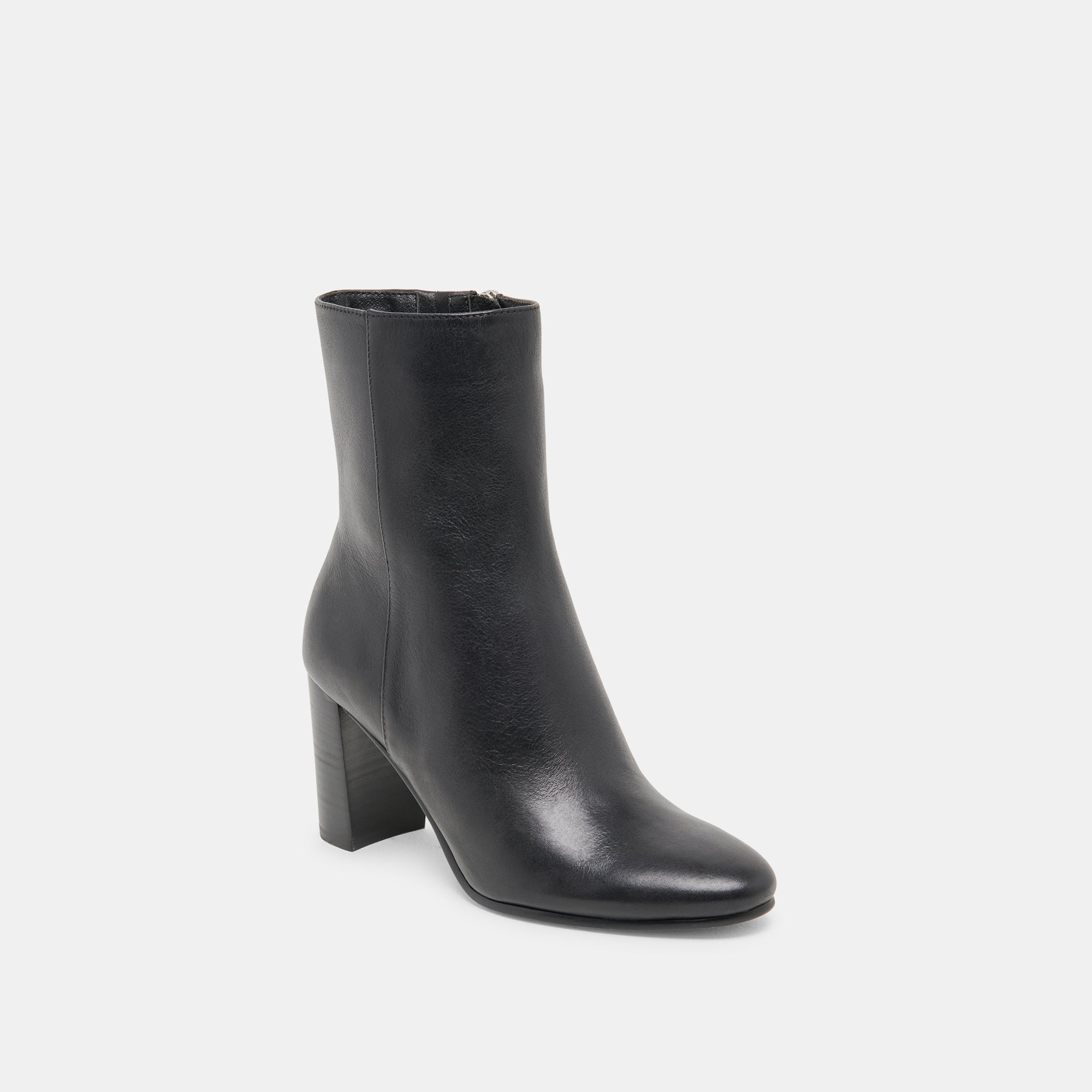 Dolce Vita SHOES | Suzy Wide Black Leather Booties