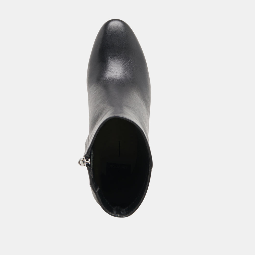 Dolce Vita SHOES | Suzy Wide Black Leather Booties