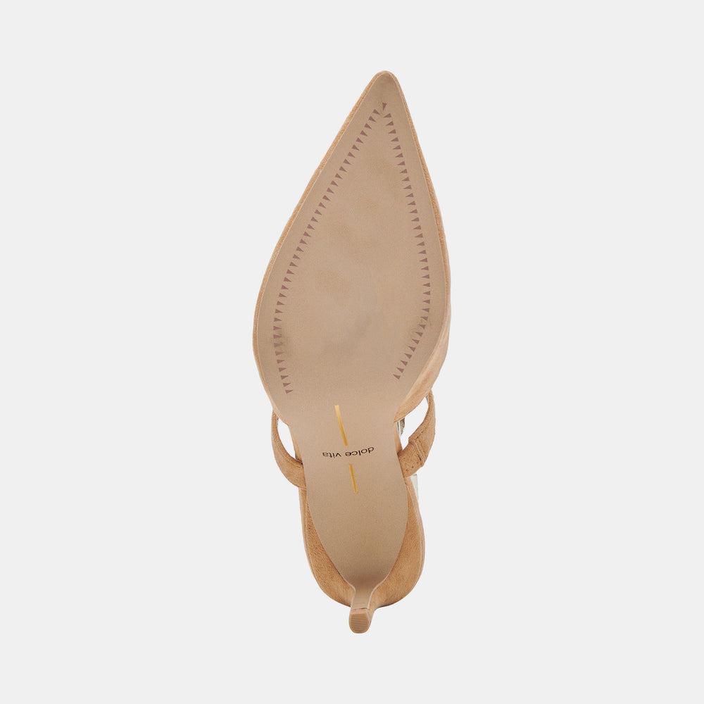 Dolce Vita SHOES | KANIKA WIDE HEELS TAN SUEDE
 – Dolce Vita