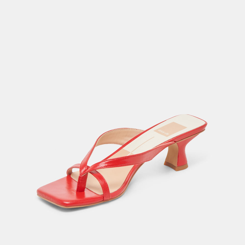 Dolce Vita SHOES | BREVEL WIDE HEELS CHILI LEATHER
 – Dolce Vita