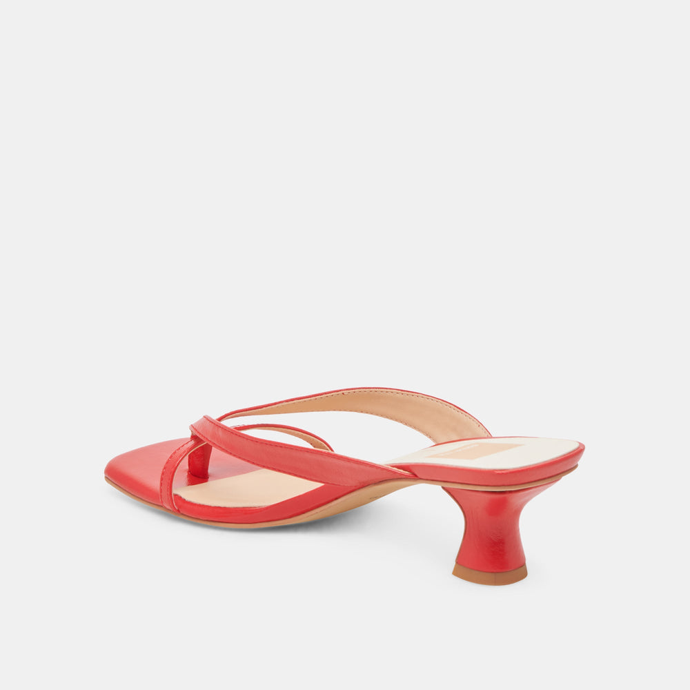 Dolce Vita SHOES | BREVEL WIDE HEELS CHILI LEATHER
 – Dolce Vita