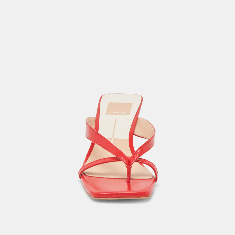 Dolce Vita SHOES | BREVEL WIDE HEELS CHILI LEATHER
 – Dolce Vita