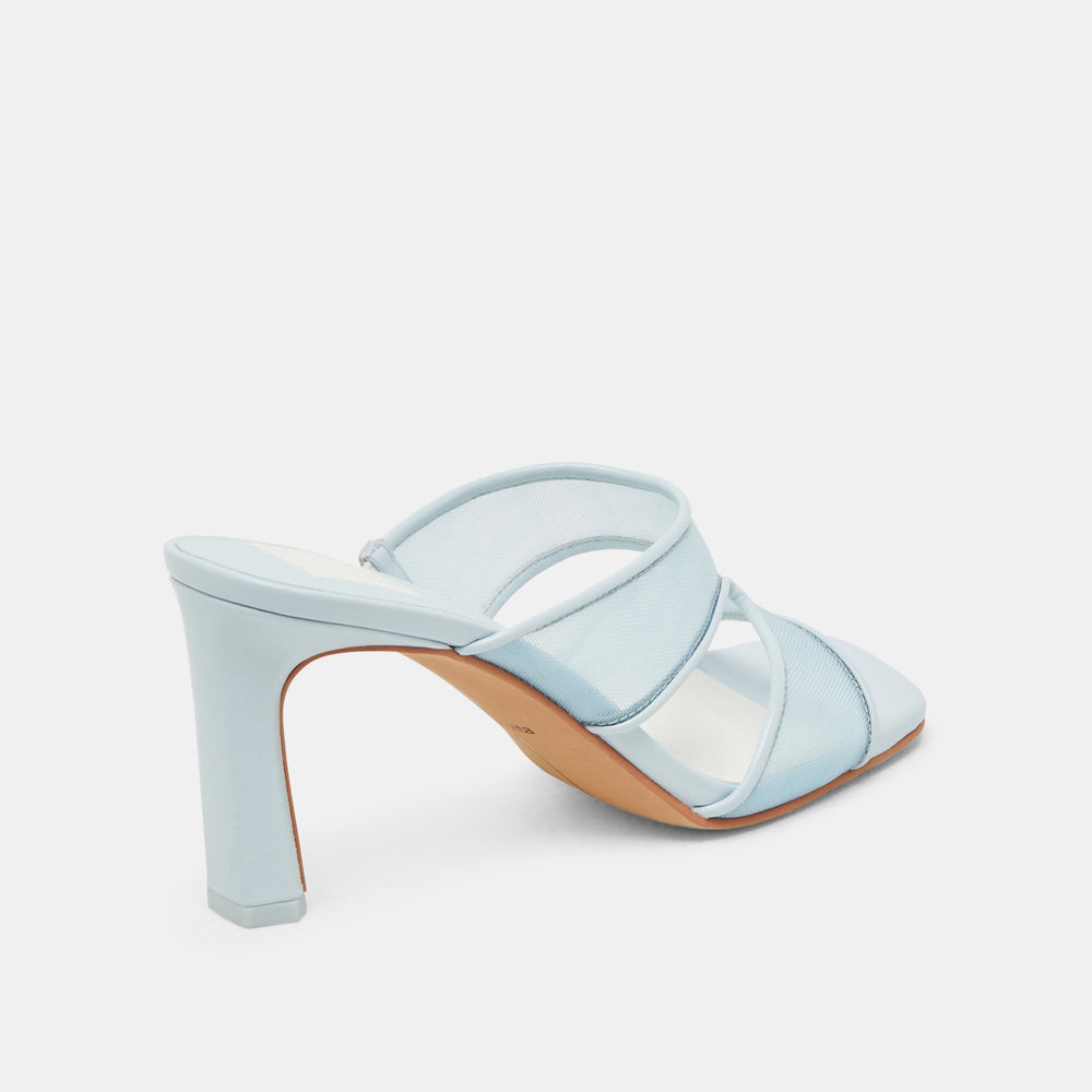 Dolce Vita SHOES | Gitel Wide Ice Blue Mesh Heels