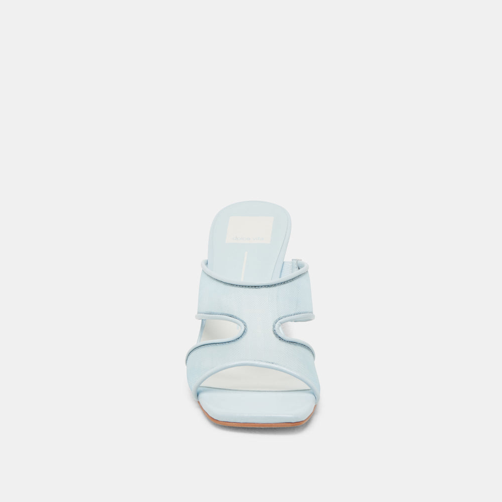 Dolce Vita SHOES | Gitel Wide Ice Blue Mesh Heels