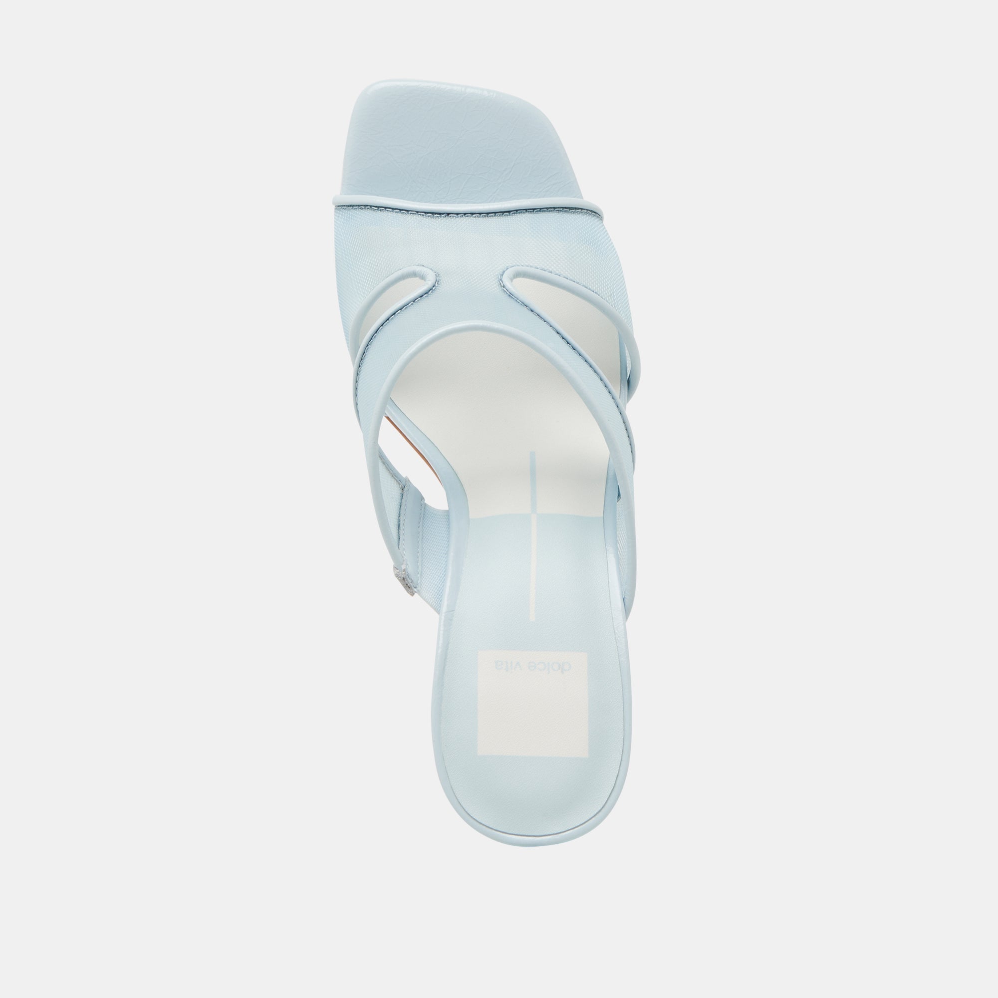Dolce Vita SHOES | Gitel Wide Ice Blue Mesh Heels