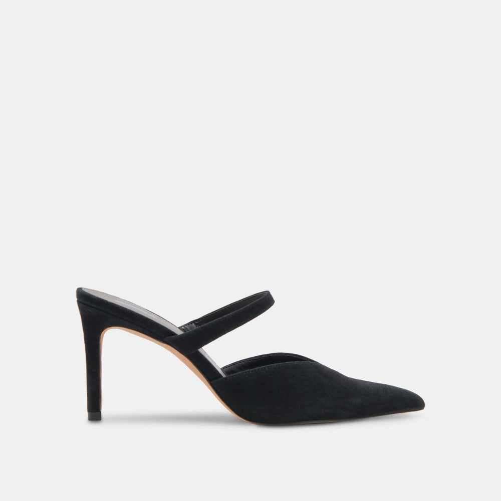 Dolce Vita SHOES | KANIKA WIDE HEELS ONYX SUEDE
 – Dolce Vita