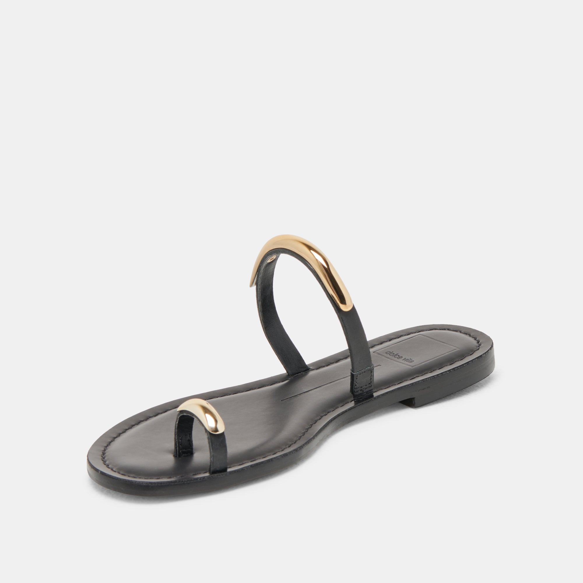 Dolce Vita SHOES | WINK WIDE SANDALS BLACK LEATHER
 – Dolce Vita