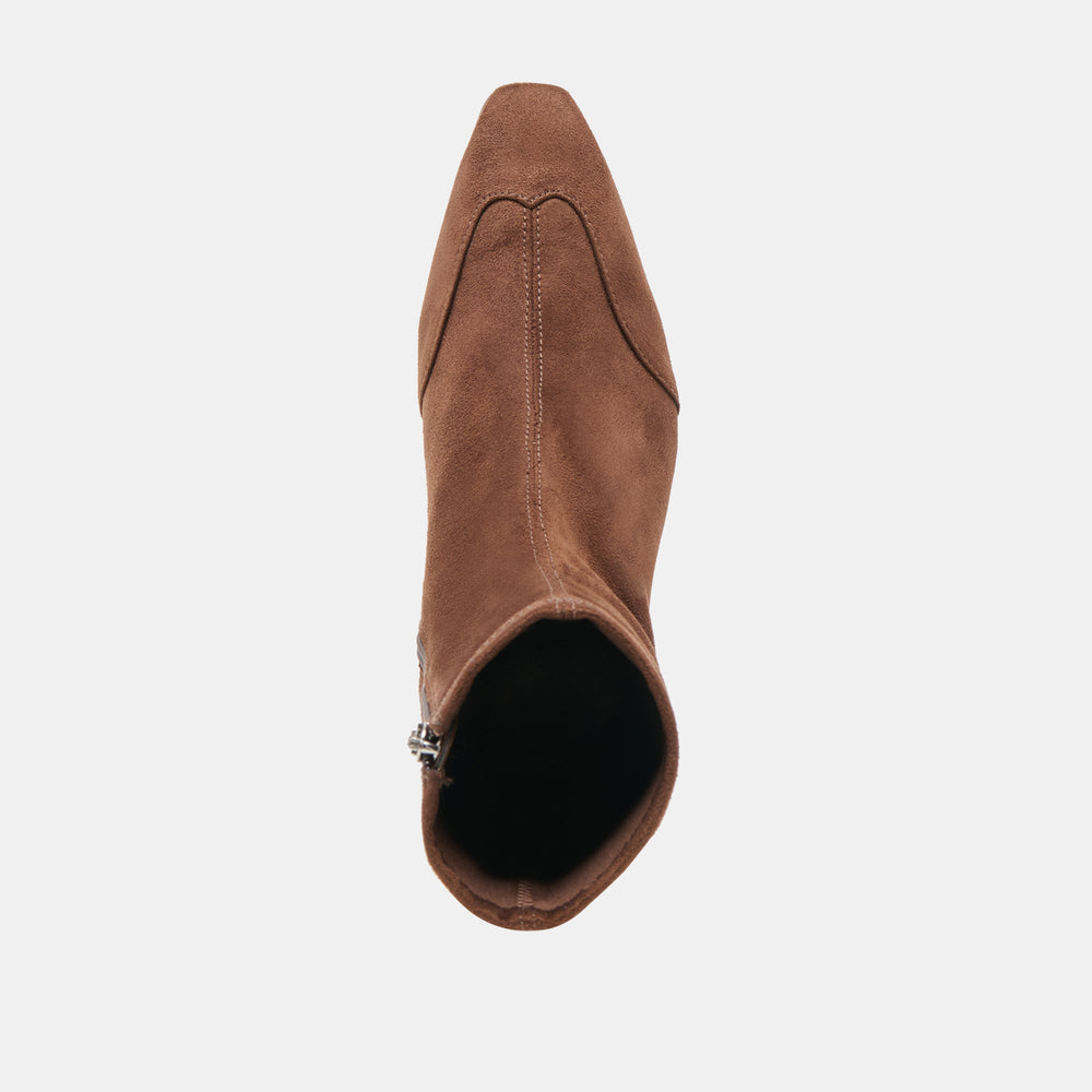 Dolce Vita SHOES | Anika Wide Dk Brown Stella Suede Boots