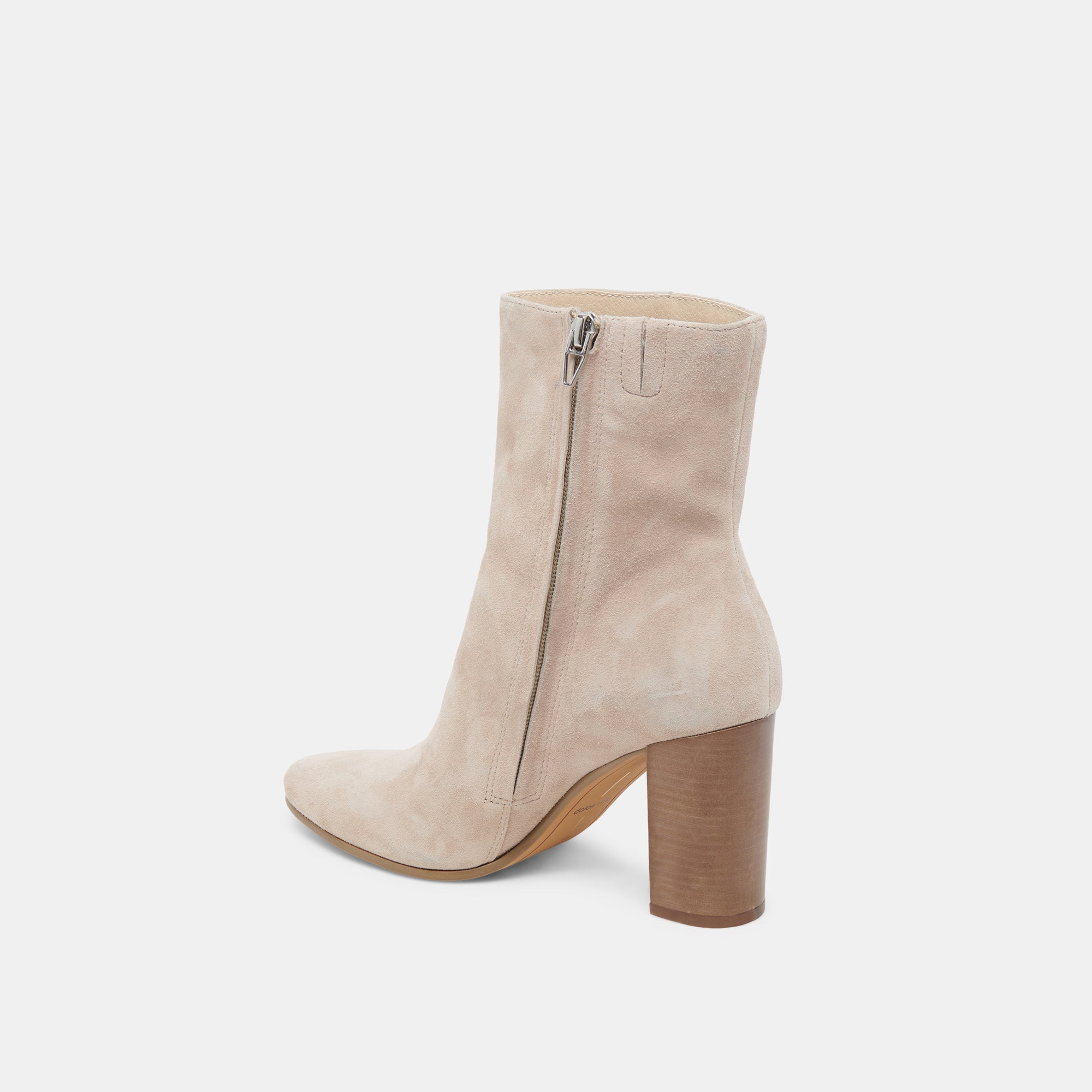 Dolce Vita SHOES | Suzy Wide Taupe Suede Booties