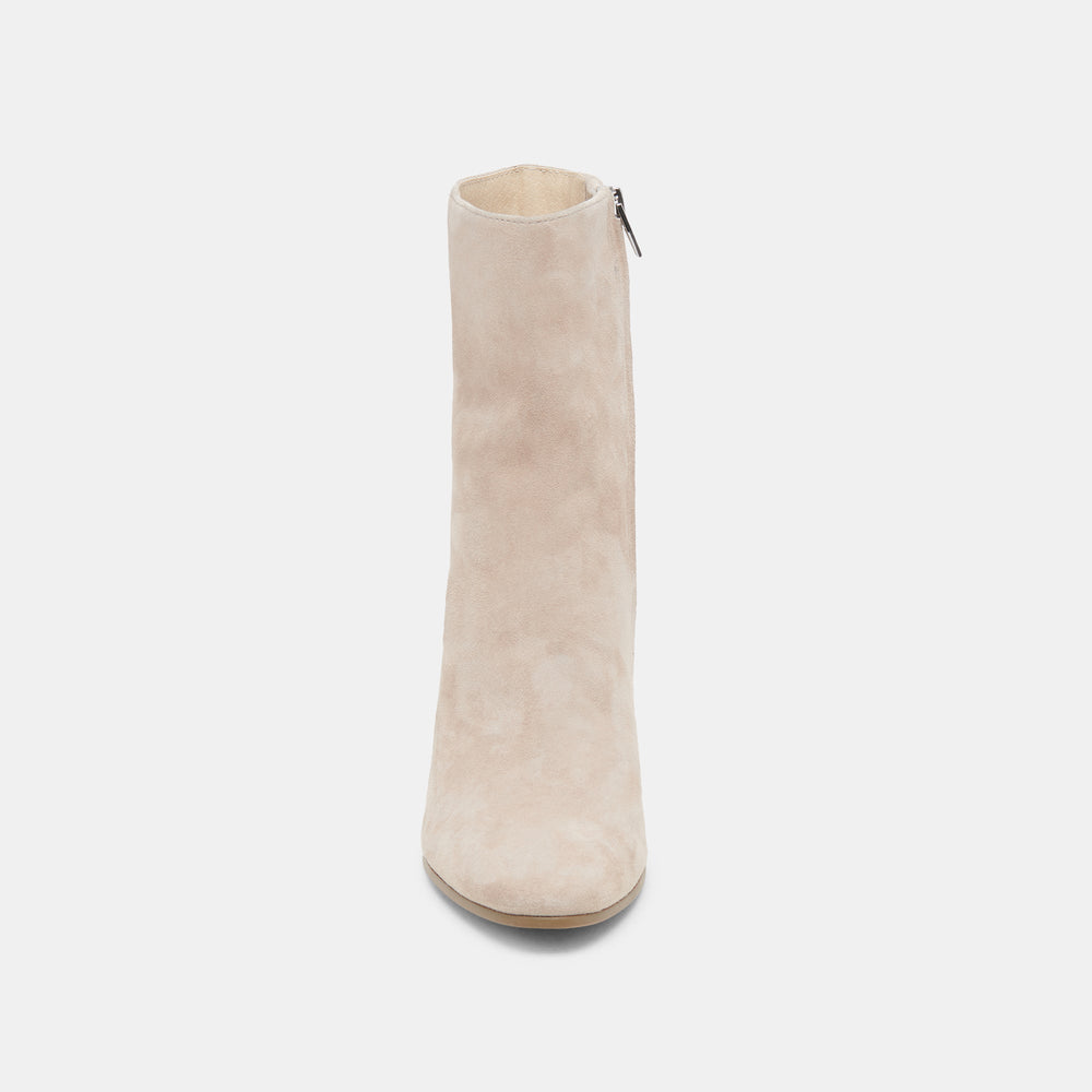 Dolce Vita SHOES | Suzy Wide Taupe Suede Booties