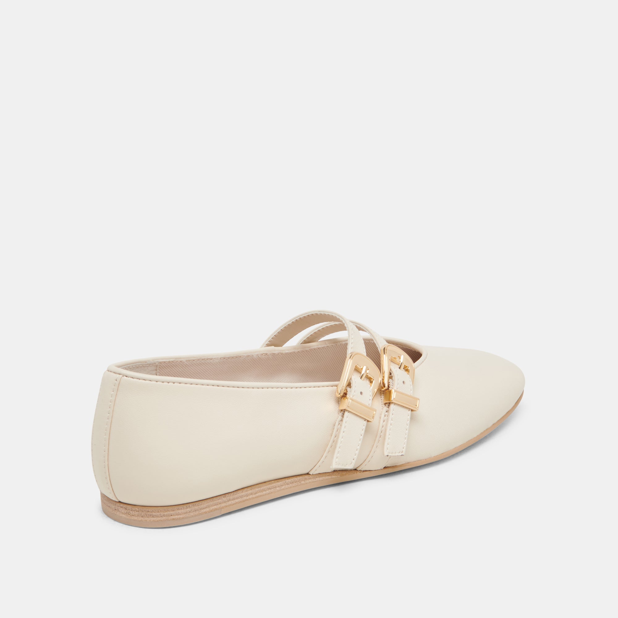 Dolce Vita SHOES | BAYLEE WIDE BALLET FLATS IVORY LEATHER
 – Dolce Vita