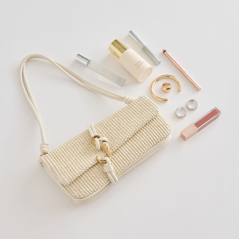 Dolce Vita HANDBAGS | Alice Natural Raffia Shoulder Bag