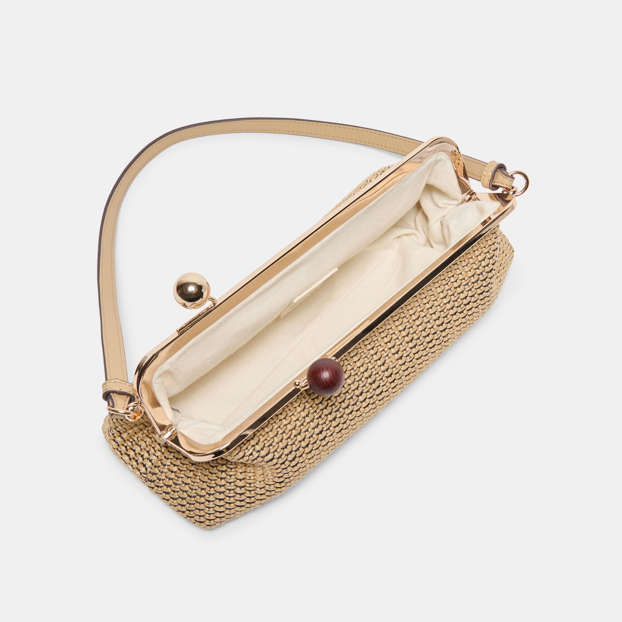 Dolce Vita HANDBAGS | Ambriaa Natural Raffia Shoulder Bag