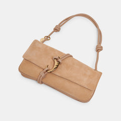 Dolce Vita HANDBAGS | ALICE SHOULDER BAG BEIGE SUEDE
 – Dolce Vita