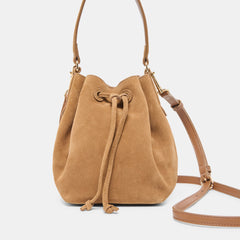 Dolce Vita HANDBAGS | Amaru Brown Suede Crossbody