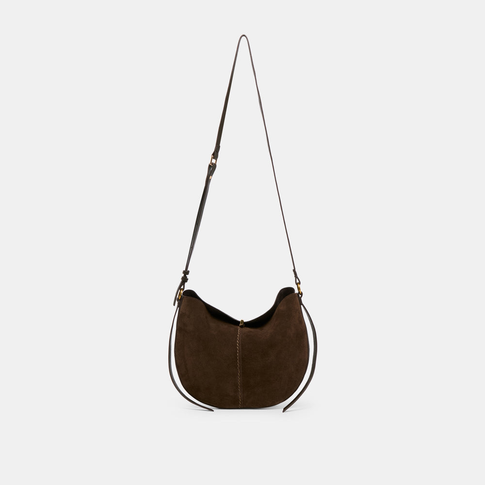 Dolce Vita HANDBAGS | Bennett Espresso Suede Crossbody