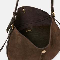 Dolce Vita HANDBAGS | Bennett Espresso Suede Crossbody