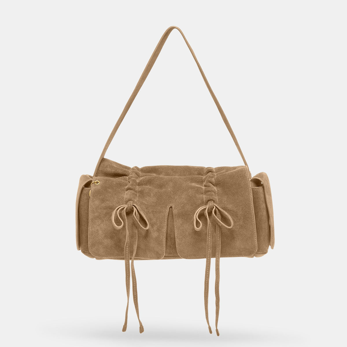 Dolce Vita HANDBAGS | Hudson Olive Suede Shoulder Bag
