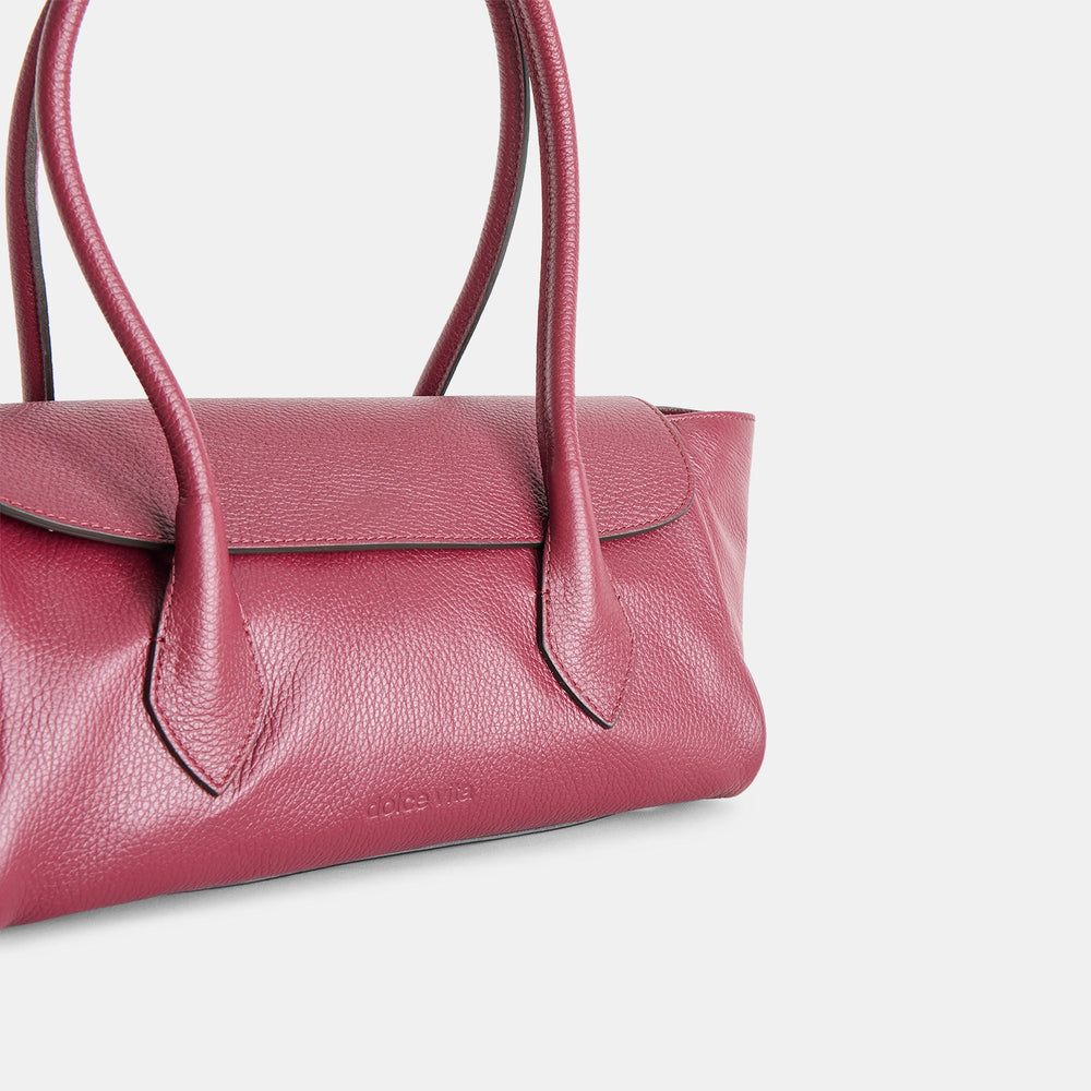 Dolce Vita HANDBAGS | IRENE SHOULDER BAG BORDEAUX LEATHER
 – Dolce Vita