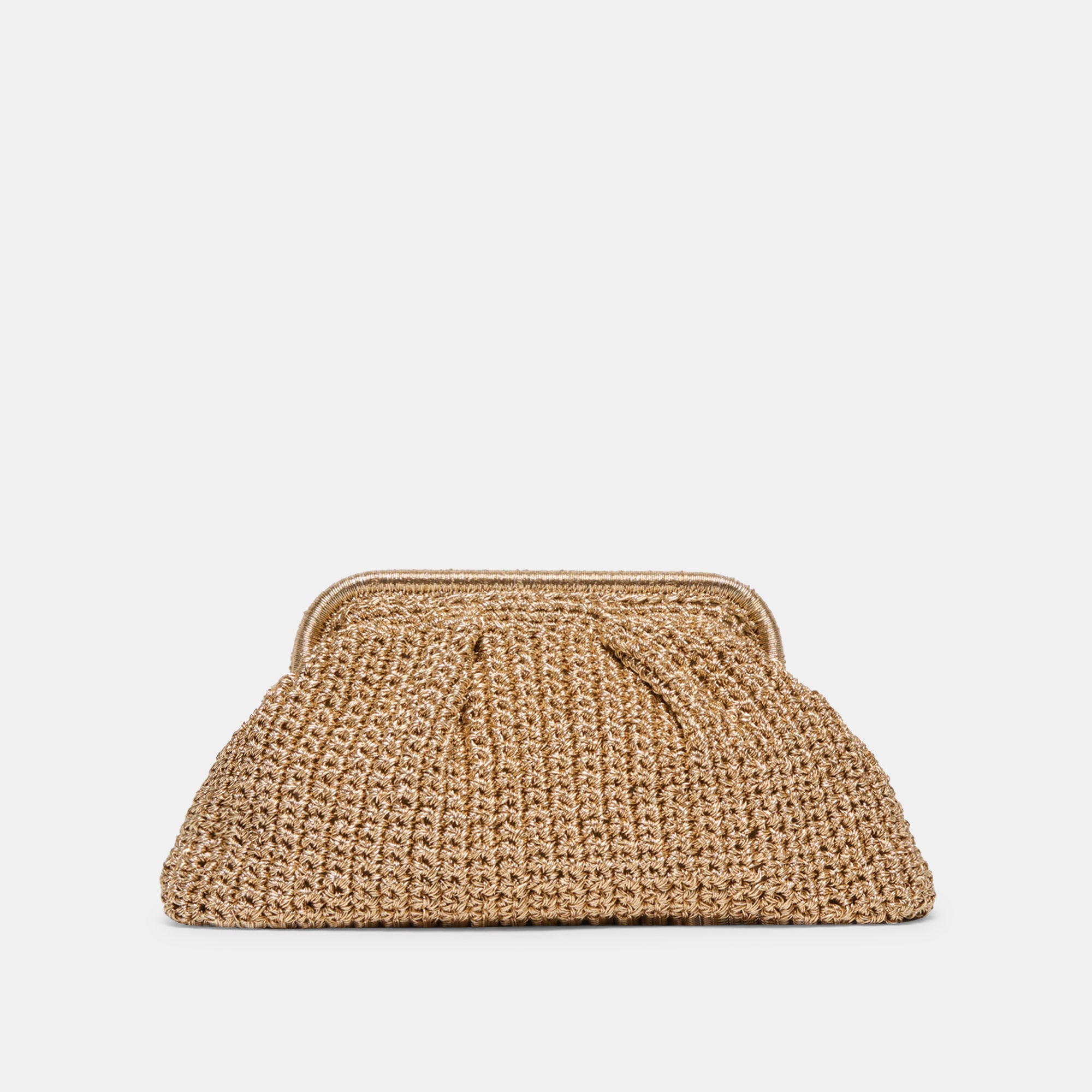Dolce Vita HANDBAGS | Ione Gold Crochet Clutch