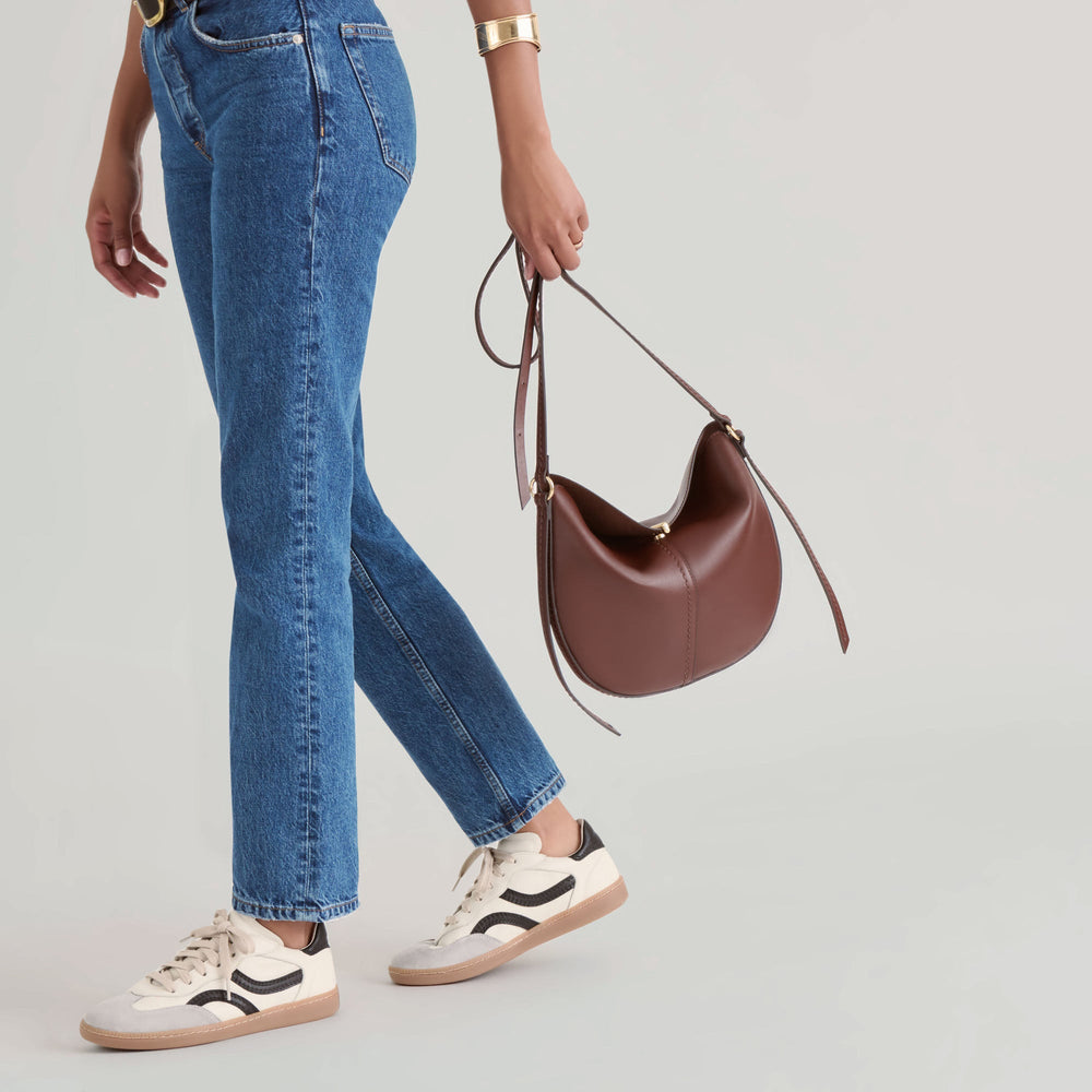 Dolce Vita HANDBAGS | Burano Brown Leather Crossbody