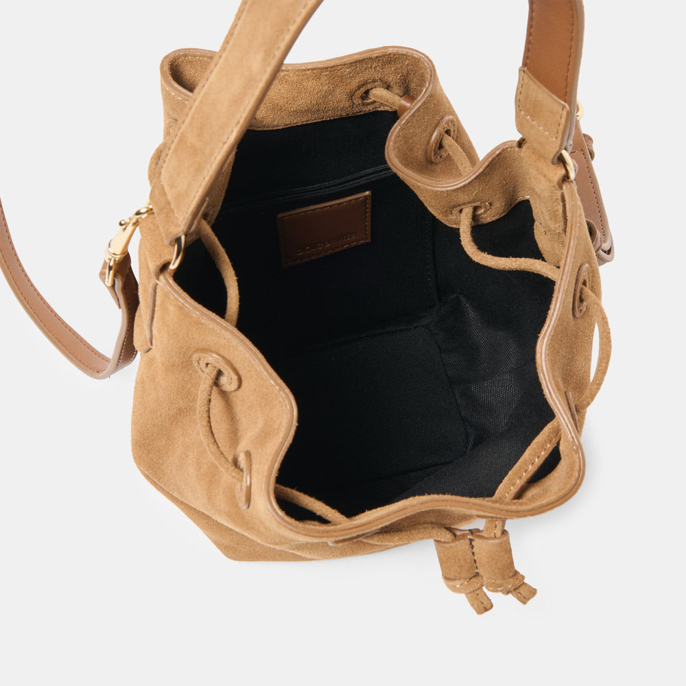 Dolce Vita HANDBAGS | Amaru Brown Suede Crossbody