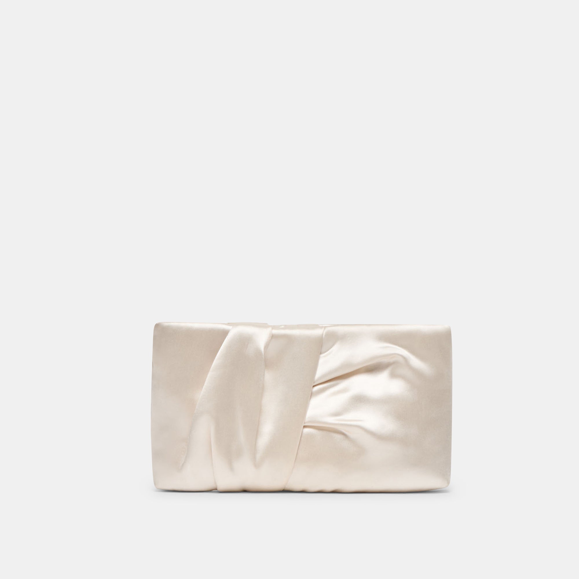 Dolce Vita HANDBAGS | Rozey White Satin Clutch