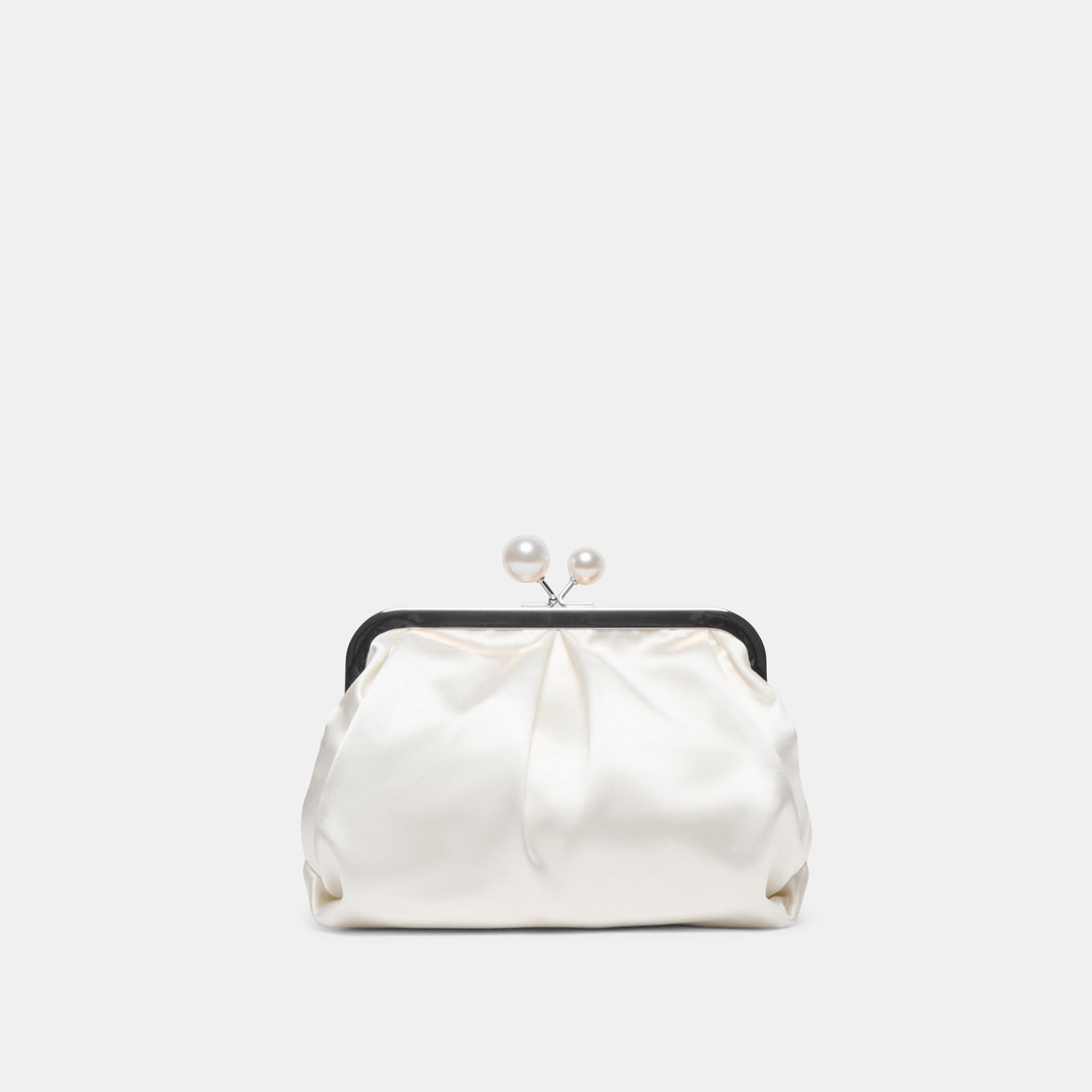 Dolce Vita HANDBAGS | Kendall White Satin Clutch