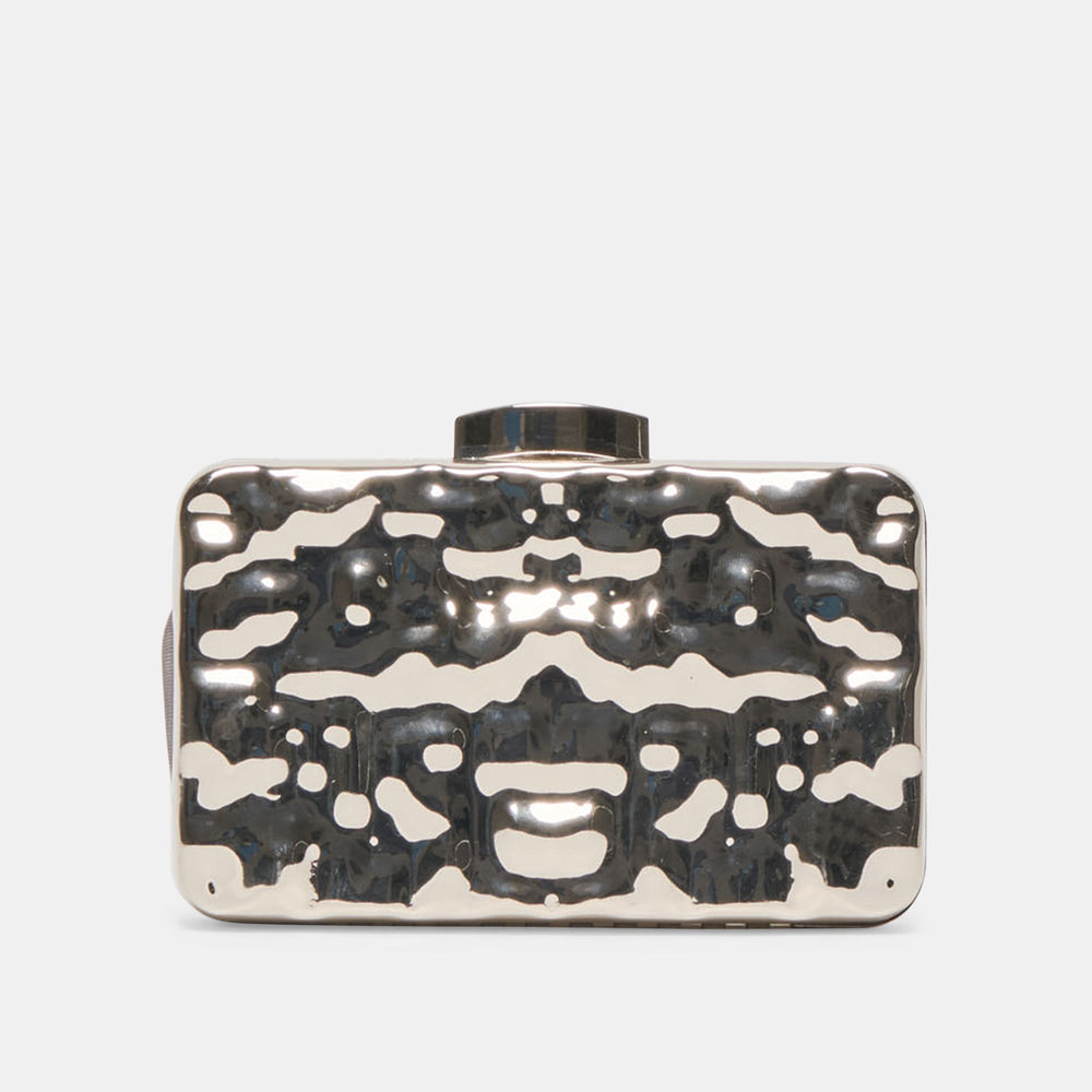 Dolce Vita HANDBAGS | Delia Silver Metal Clutch