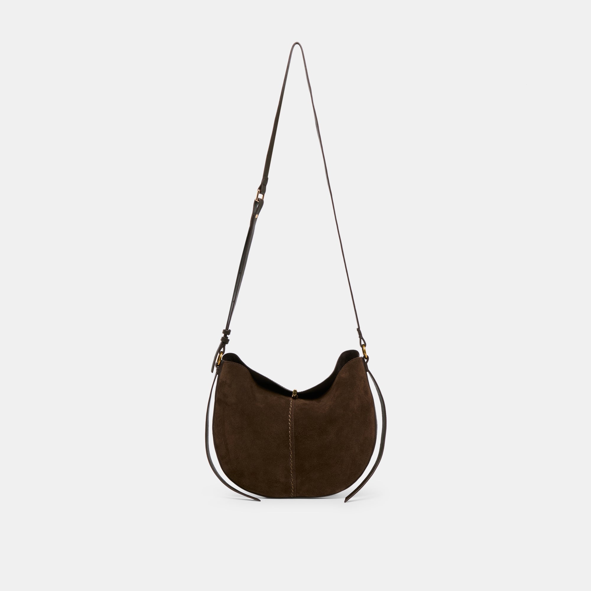 Dolce Vita HANDBAGS | Bennett Espresso Suede Crossbody
