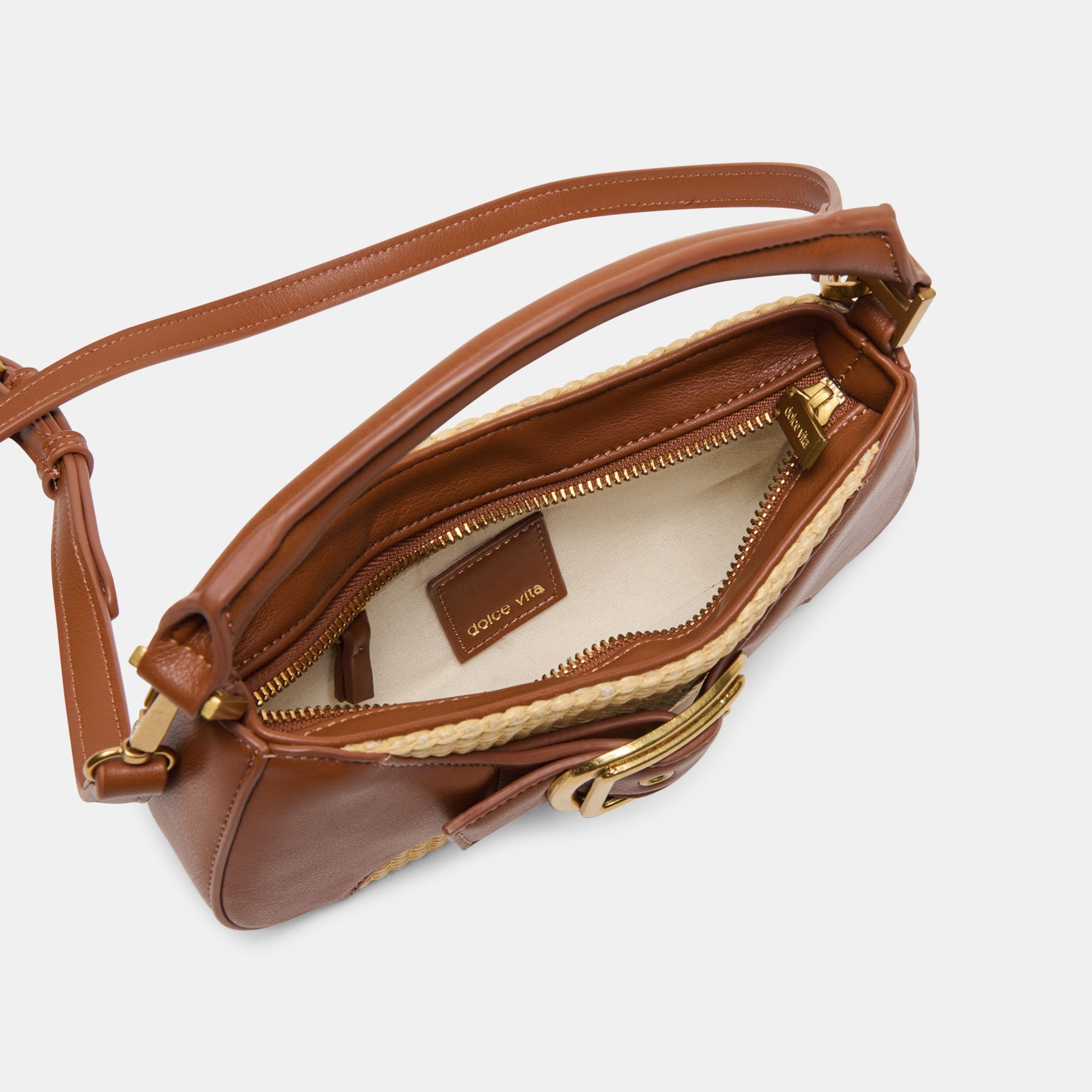 Dolce Vita HANDBAGS | Nuala Raffia Saddle Stella Handbag