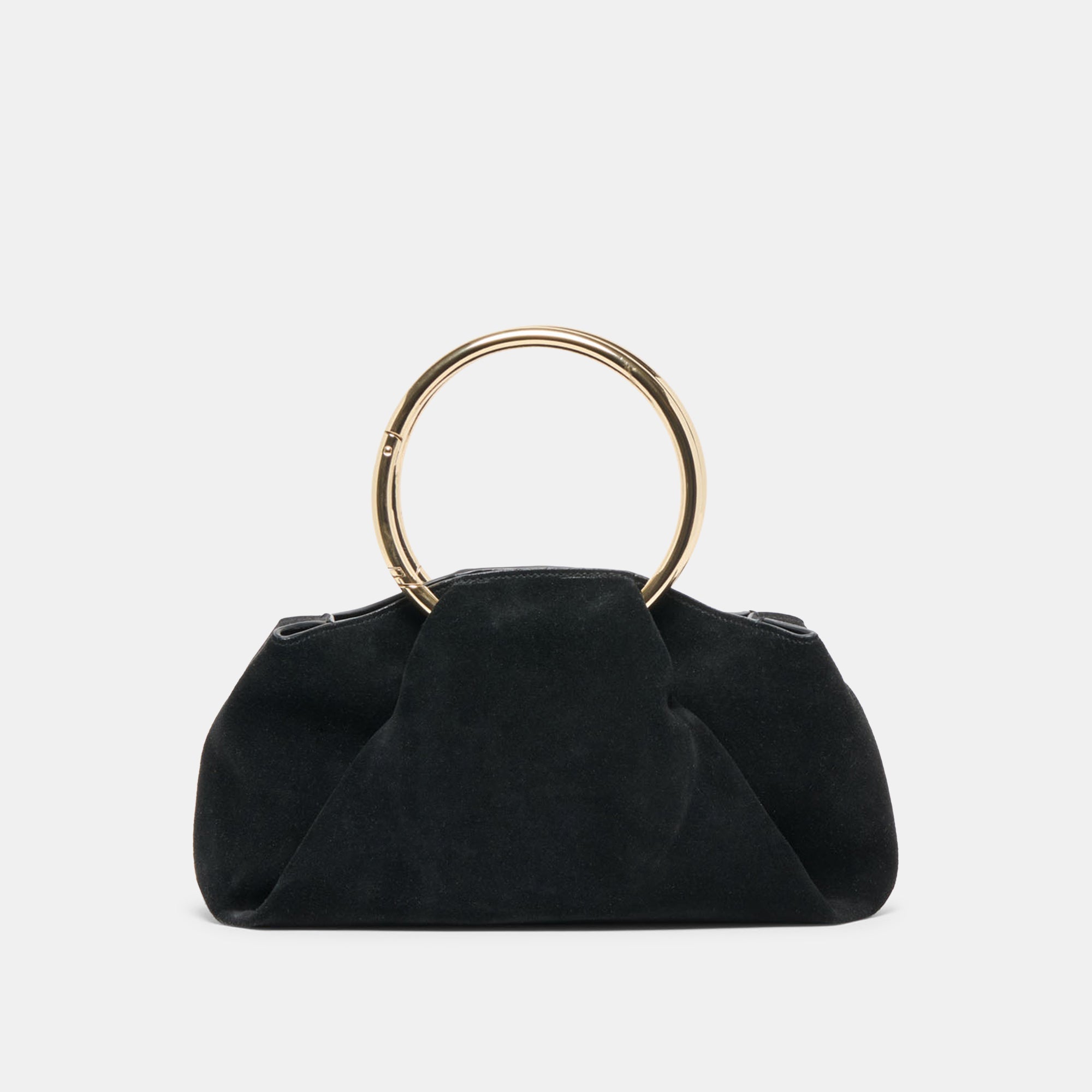 Dolce Vita HANDBAGS | Channing Black Suede Handbag
