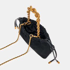 Dolce Vita HANDBAGS | Cleo Black Suede Crossbody